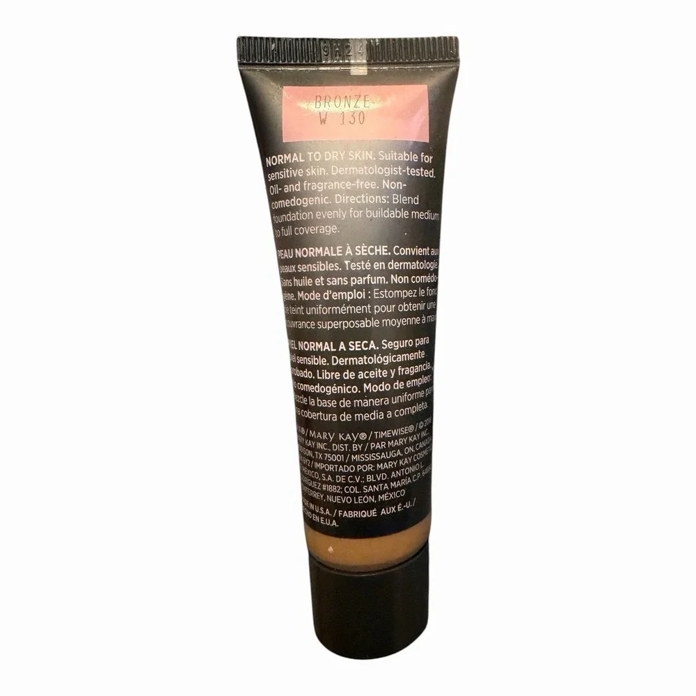 Mary Kay TimeWise LUMINOUS 3D Liquid Foundation Bronze W 130 (154140) 1 Fl. OZ.